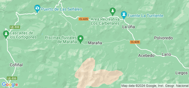 Mapa de Maraña