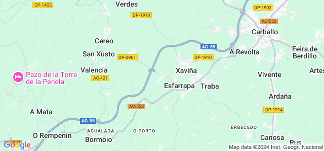 Mapa de Coristanco