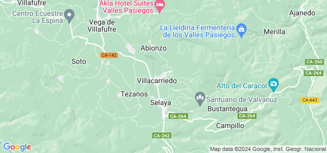 Mapa de Villacarriedo