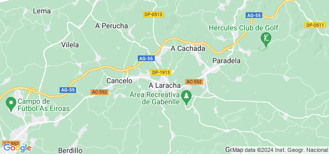 Mapa de Laracha