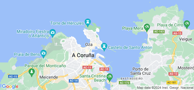 Mapa de Coruña