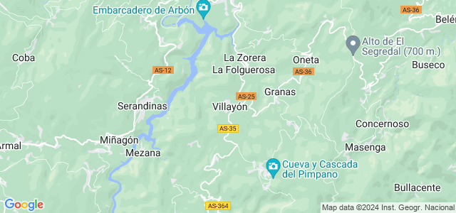 Mapa de Villayón