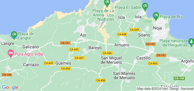 Mapa de Bareyo