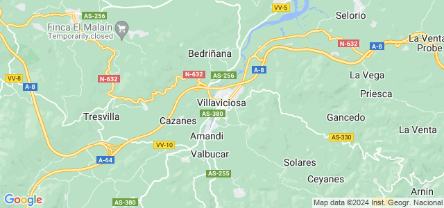 Mapa de Villaviciosa